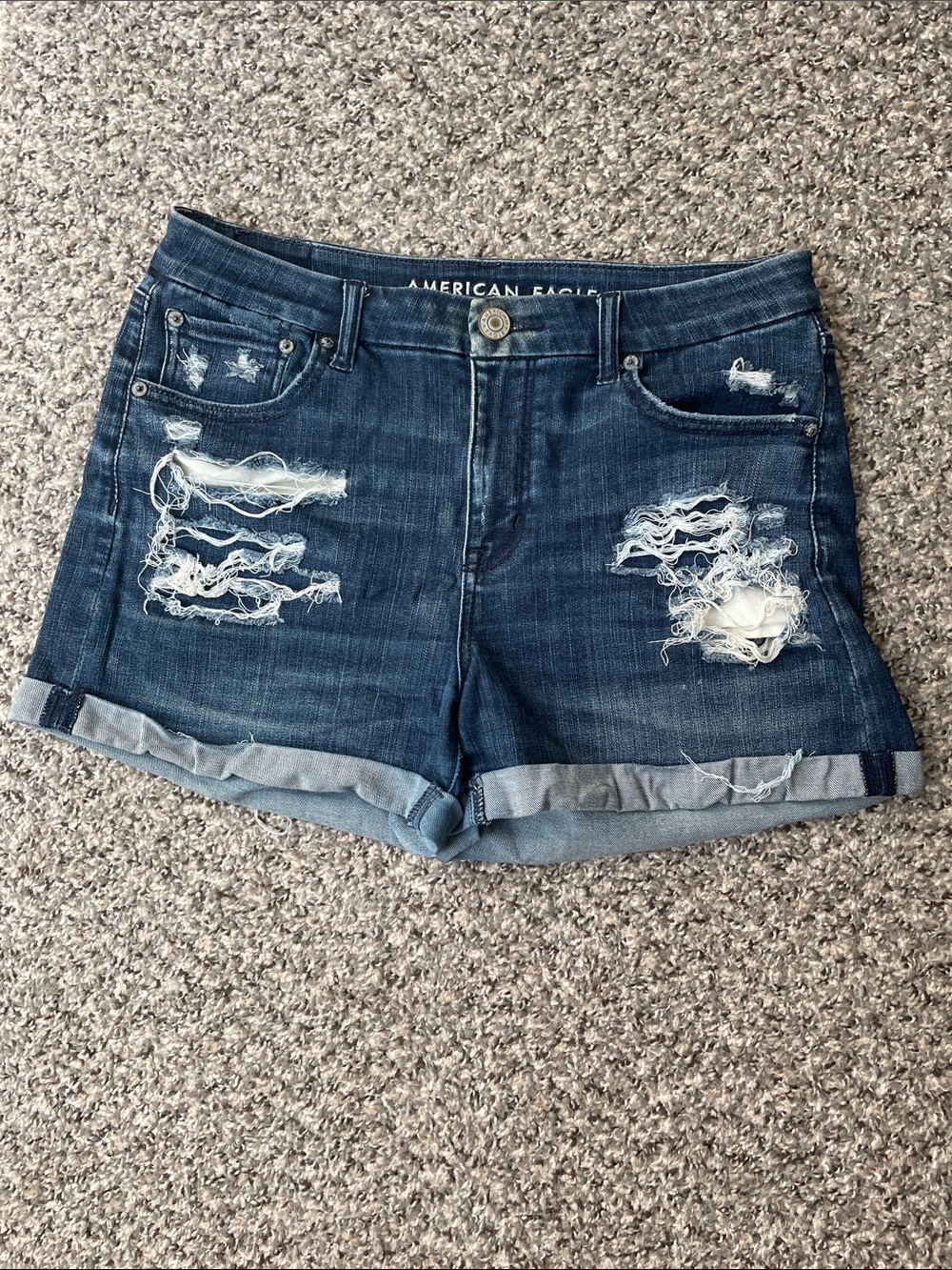 American Eagle Outfitters Distressed Denim Shorts